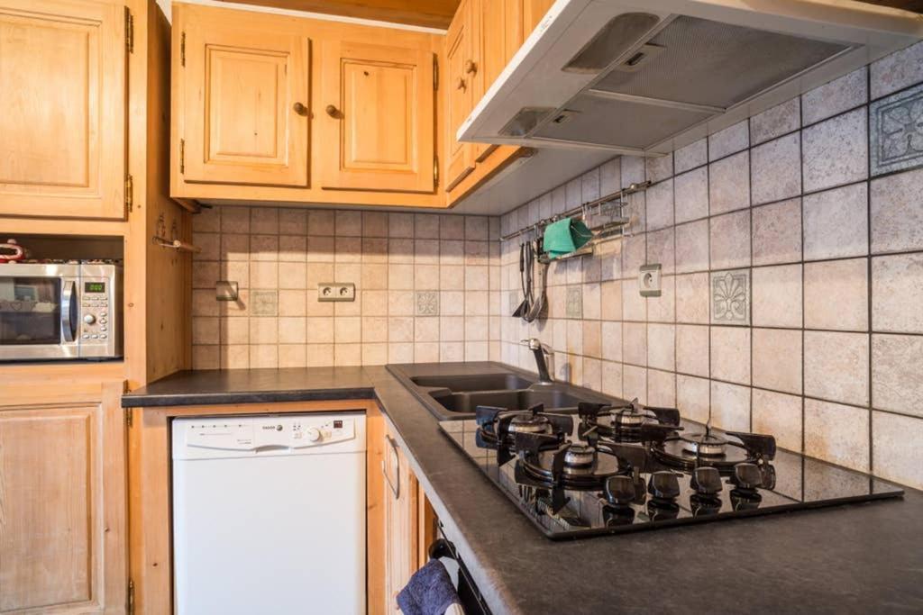 Appartement Spacieux Proche Des Telecabines Et Du Centre Ville Avec Jardin Prive Saint-Gervais-les-Bains Buitenkant foto